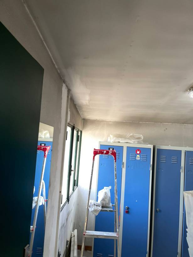 Mise en peinture des murs et du plafond